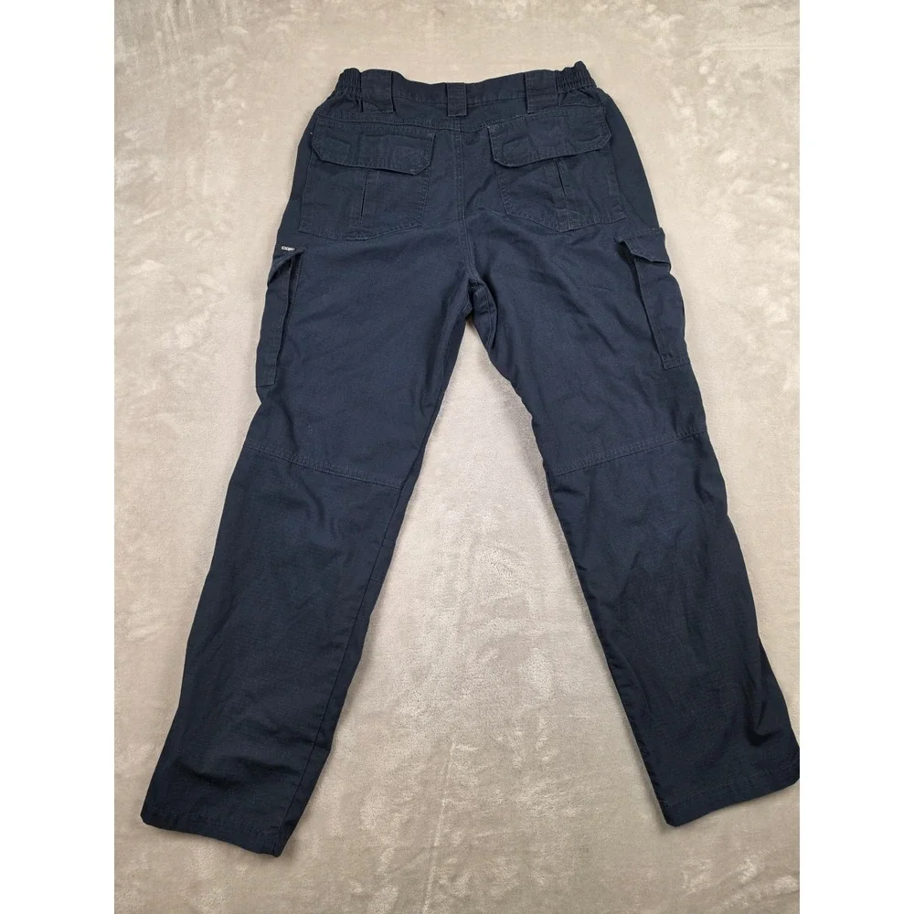 CQR Tactical Cargo Pants Mens 32x32 Navy Blue Ripstop TLP110 Work Hiking *Read